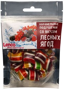 Карамель леденцовая "Подушечки" со вкусом ягод